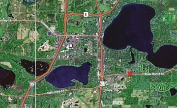 1107 Scandia Trl, Forest Lake, MN - AERIAL  map view - Image1