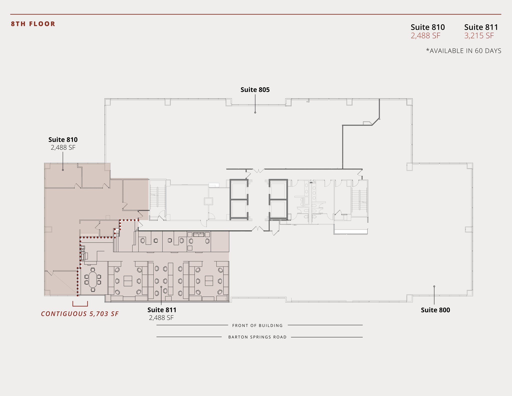 811 Barton Springs Rd, Austin, TX for lease Site Plan- Image 1 of 1