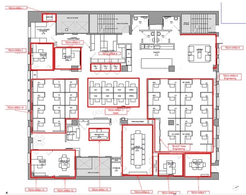 131 W 35th St, New York, NY à louer Plan d’étage- Image 1 de 6