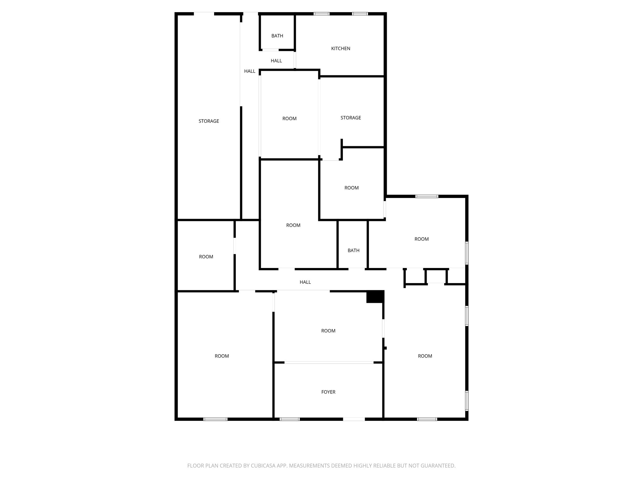 5904 Dolores St, Houston, TX à louer Plan d’étage- Image 1 de 1