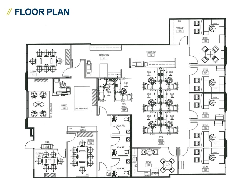 325 Mall Dr, Hanford, CA à louer Plan d’étage- Image 1 de 1