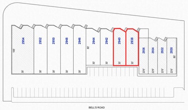2930-2954 Bells Rd, Richmond, VA for lease Site Plan- Image 1 of 1