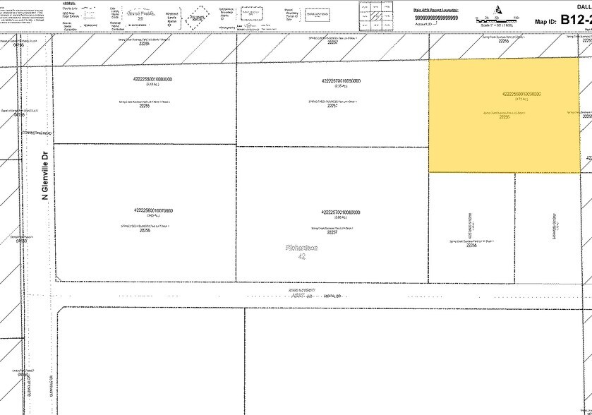 1220 E Campbell Rd E, Richardson, TX à louer - Plan cadastral - Image 2 de 2