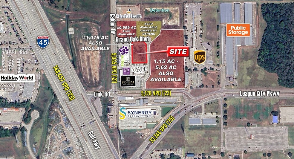 1110 Grand Oak Blvd, League City, TX for sale - Aerial - Image 2 of 2