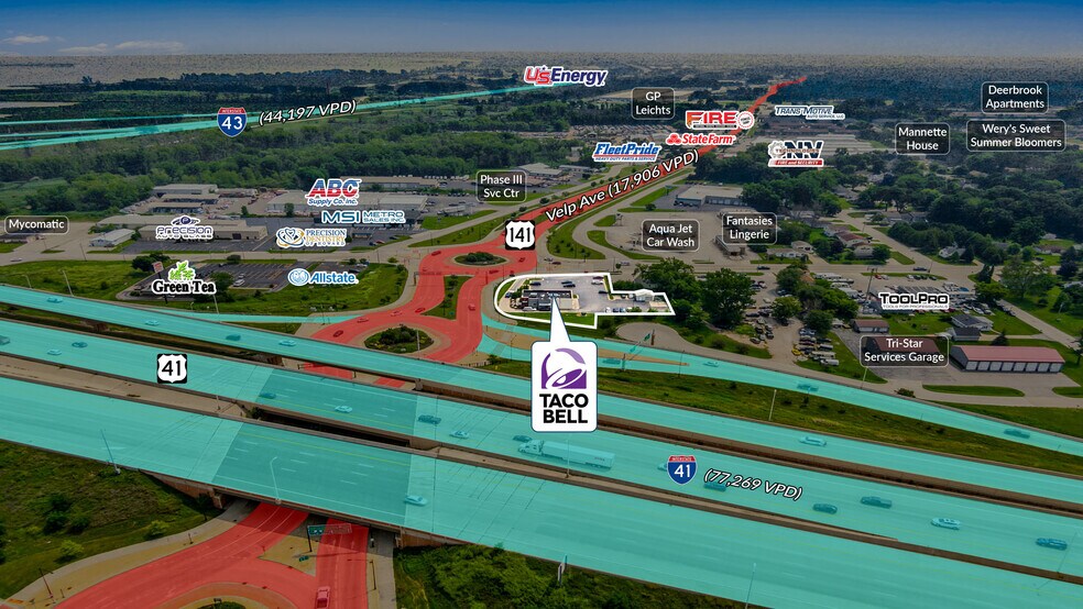 1897 Velp Ave, Green Bay, WI à vendre - Photo du bâtiment - Image 2 de 5