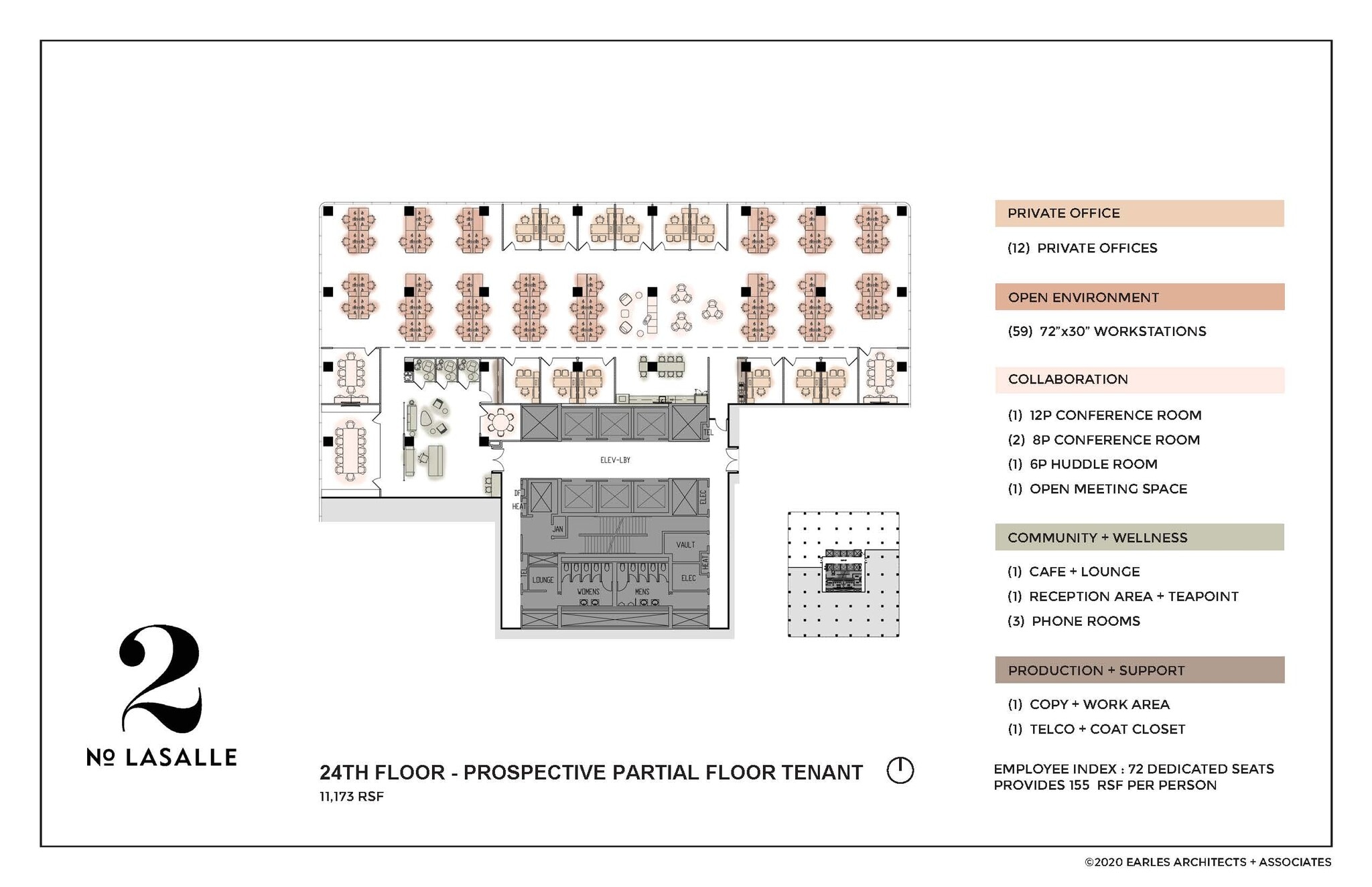 2 N LaSalle St, Chicago, IL for lease Floor Plan- Image 1 of 3
