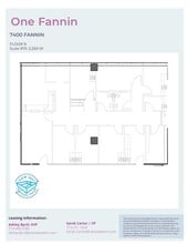 7400 Fannin St, Houston, TX for lease Floor Plan- Image 1 of 1
