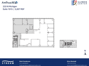 233 N Michigan Ave, Chicago, IL à louer Plan d  tage- Image 1 de 1