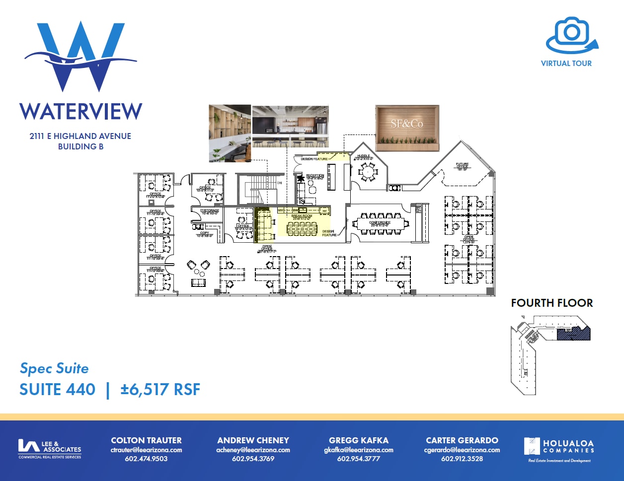 2111 E Highland Ave, Phoenix, AZ for lease Floor Plan- Image 1 of 1