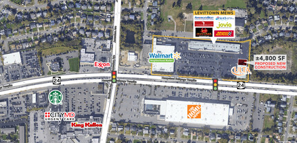 3335-3337 Hempstead Tpke, Levittown, NY for lease Aerial- Image 1 of 1