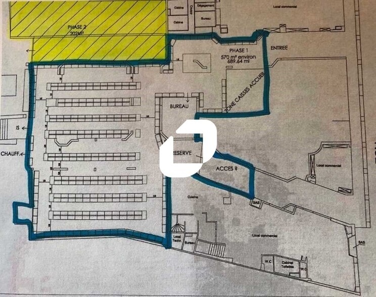 Industrial in Charenton-le-Pont for lease - Floor Plan - Image 2 of 2