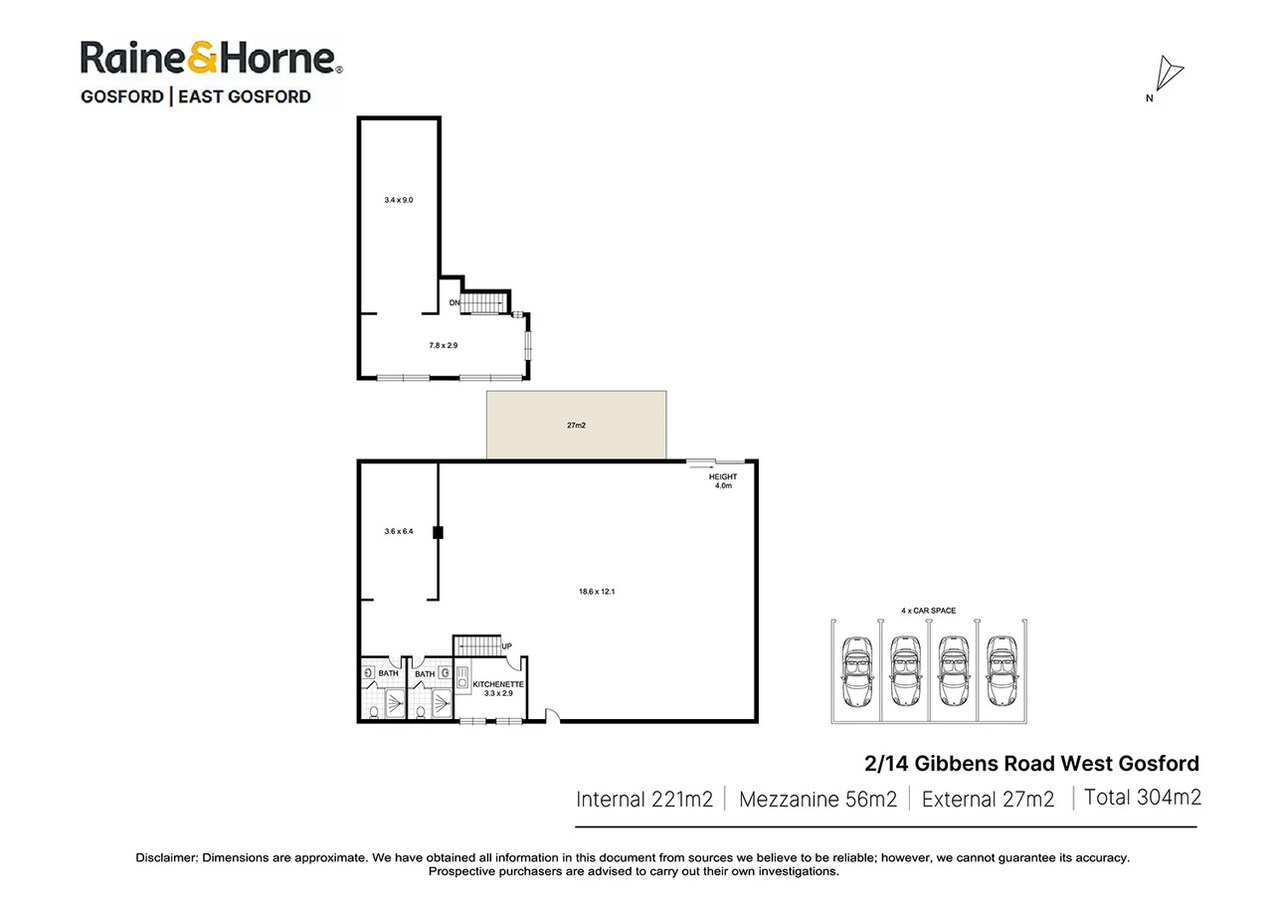 14 Gibbens Rd, West Gosford, NSW 2250 - Unit 14 -  - Floor Plan - Image 1 of 6