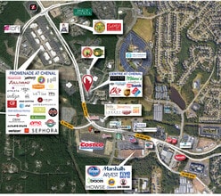 17200 Chenal Pky, Little Rock, AR for lease Aerial- Image 2 of 2