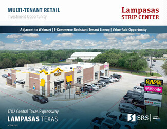 Plus de détails pour 1702 Central Texas Expy, Lampasas, TX - Vente au détail à vendre