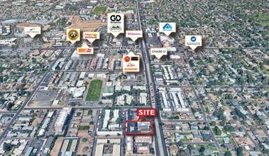 7540 N 19th Ave, Phoenix, AZ - AERIAL  map view