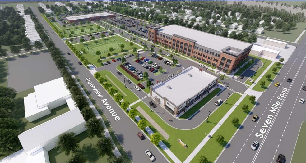 18520 W 7 Mile Rd, Detroit, MI à louer - Photo du bâtiment - Image 2 de 3