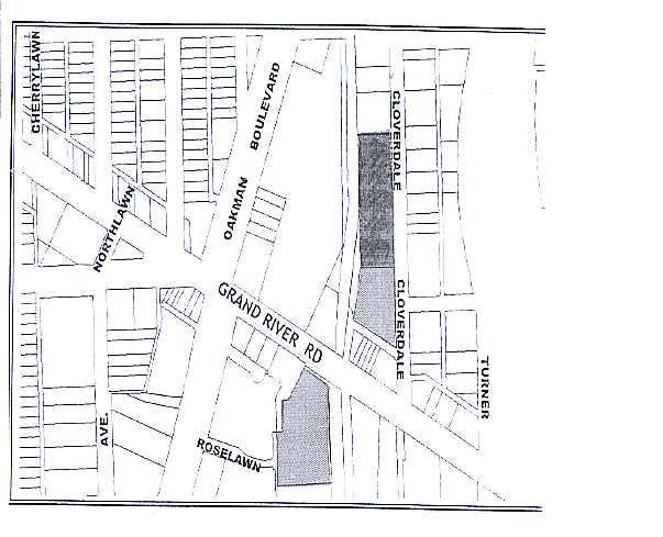 10709 Grand River Ave, Detroit, MI for sale - Plat Map - Image 2 of 8