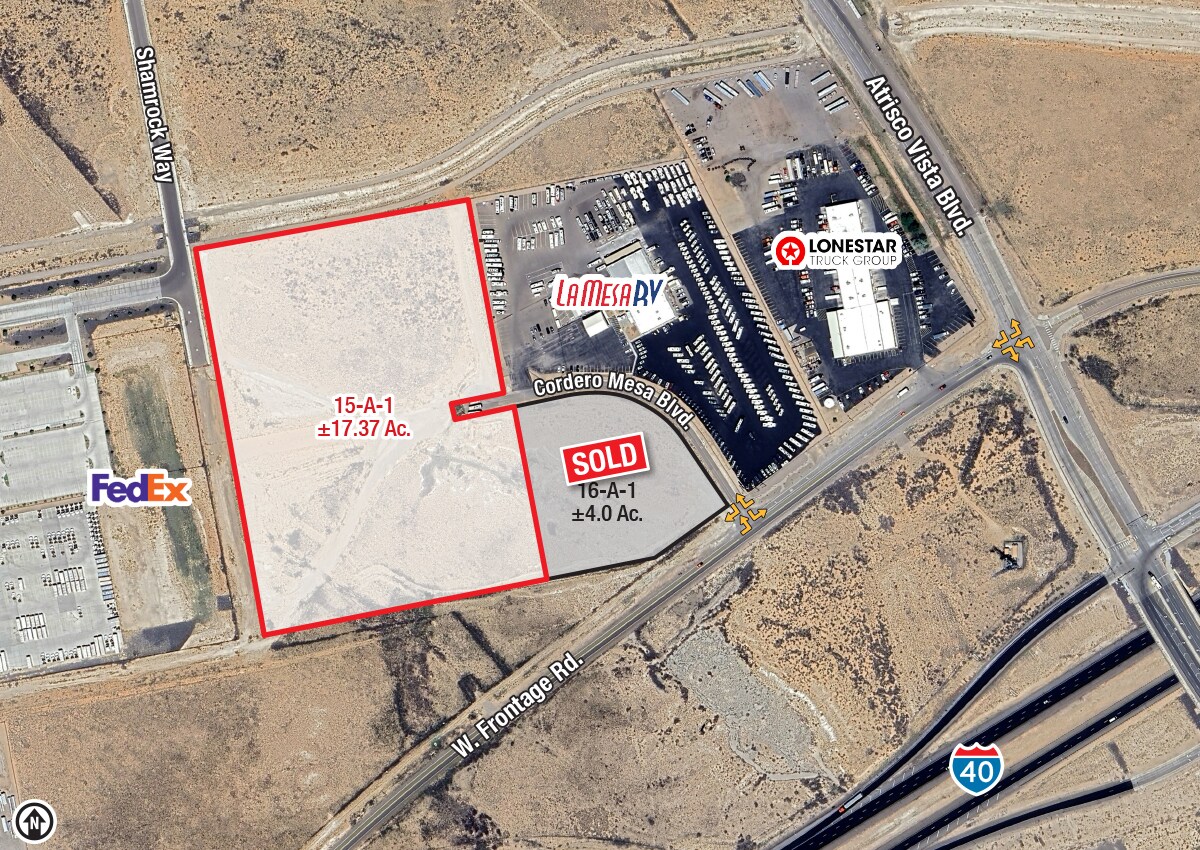 I-40 W. Frontage Rd. & Cordero Mesa Blvd., Albuquerque, NM for sale Primary Photo- Image 1 of 4