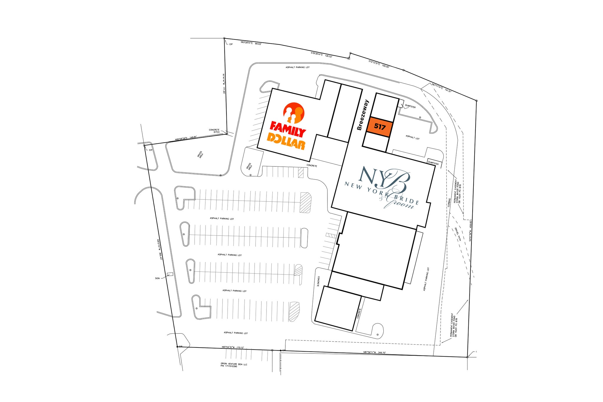 505-537 Plaza Cir, Garner, NC for lease Site Plan- Image 1 of 1