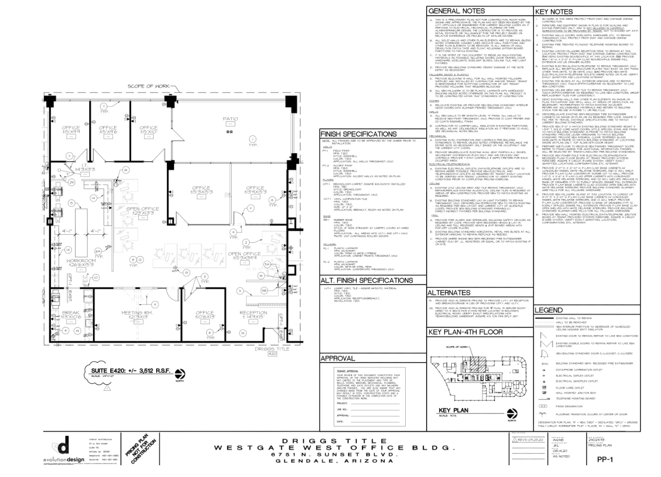 W Glendale Ave, Glendale, AZ for lease Floor Plan- Image 1 of 1