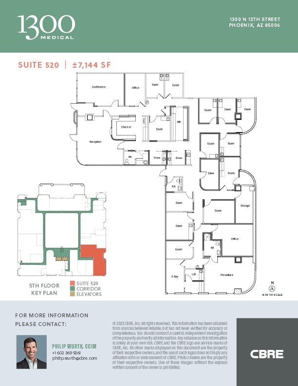 1300 N 12th St, Phoenix, AZ for lease Floor Plan- Image 1 of 1