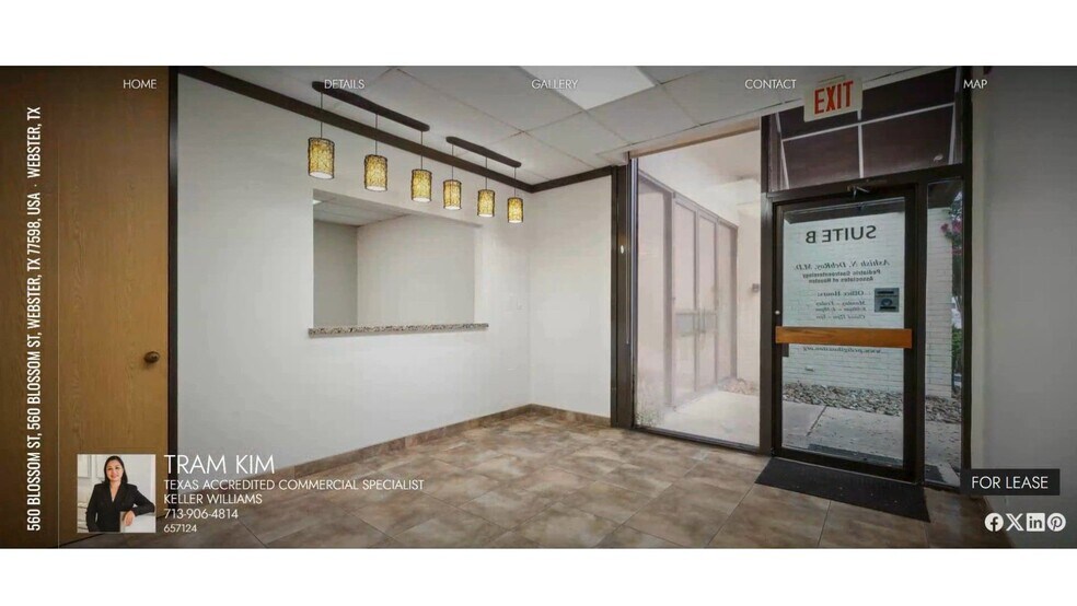 560 Blossom St, Webster, TX à louer - Vidéo sur l’inscription commerciale - Image 2 de 11