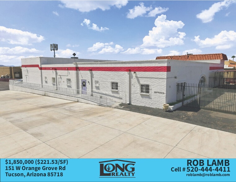 151 W Orange Grove Rd, Tucson, AZ for sale - Building Photo - Image 2 of 9