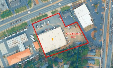 5006 Albemarle Rd, Charlotte, NC - Aerial map view