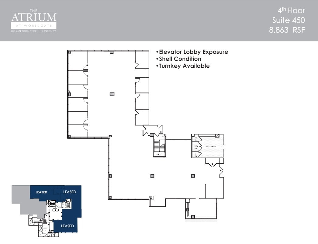 205 Van Buren St, Herndon, VA for lease Floor Plan- Image 1 of 1