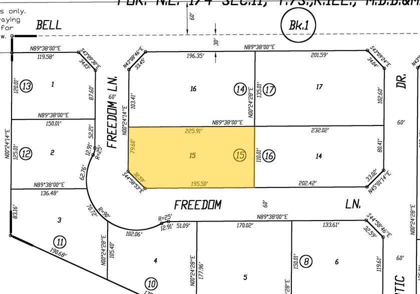 3037 Bell Dr, Atwater, CA for sale - Plat Map - Image 2 of 4