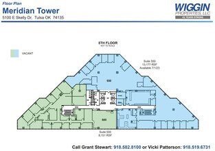 5100 E Skelly Dr, Tulsa, OK à louer Plan d’étage- Image 1 de 1
