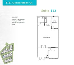 6185 Cornerstone Ct E, San Diego, CA for lease Floor Plan- Image 1 of 1