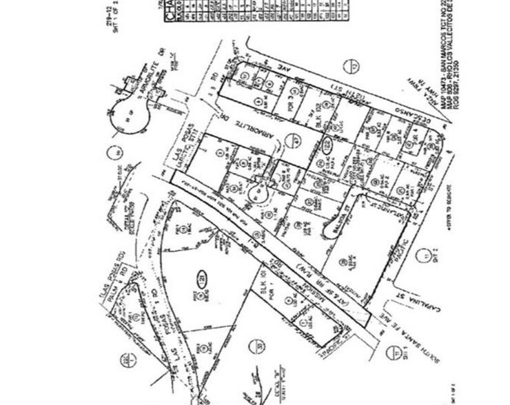 0 Las Posas, San Marcos, CA for sale - Plat Map - Image 2 of 6