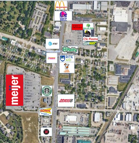 10-90 N Groesbeck Hwy, Mount Clemens, MI à louer - Aérien - Image 3 de 12