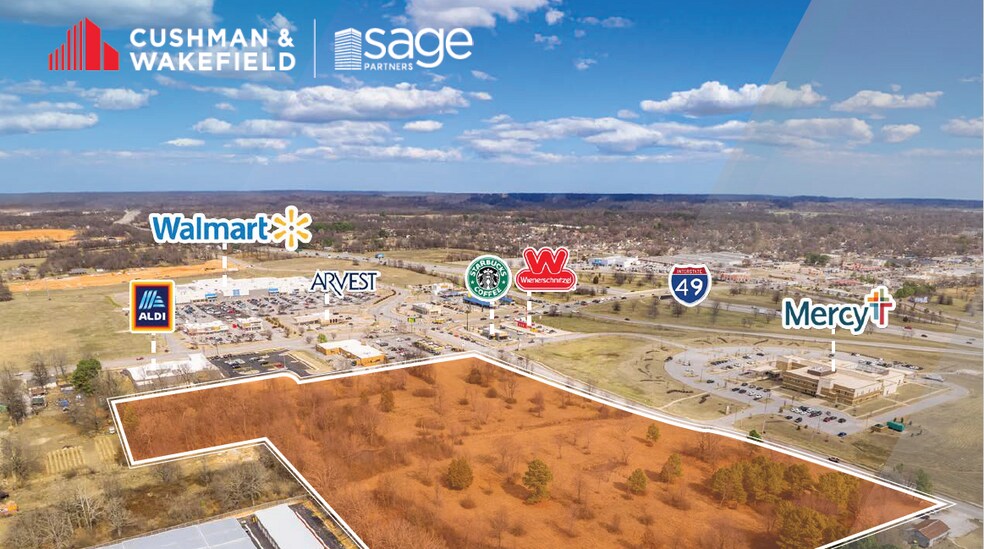 Elm Springs Rd, Springdale, AR à vendre - Aérien - Image 2 de 8
