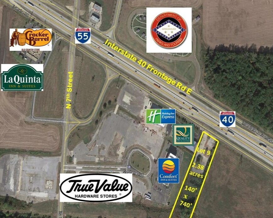 Interstate 40 Frontage East rd, West Memphis, AR for sale Primary Photo- Image 1 of 2