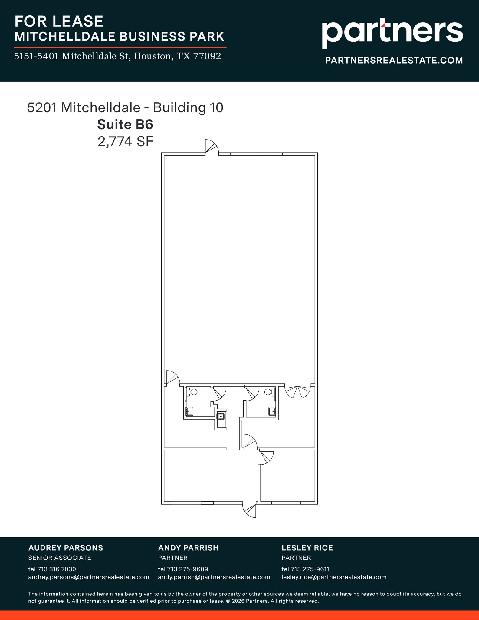 5151 Mitchelldale St, Houston, TX à louer Plan de site- Image 1 de 1