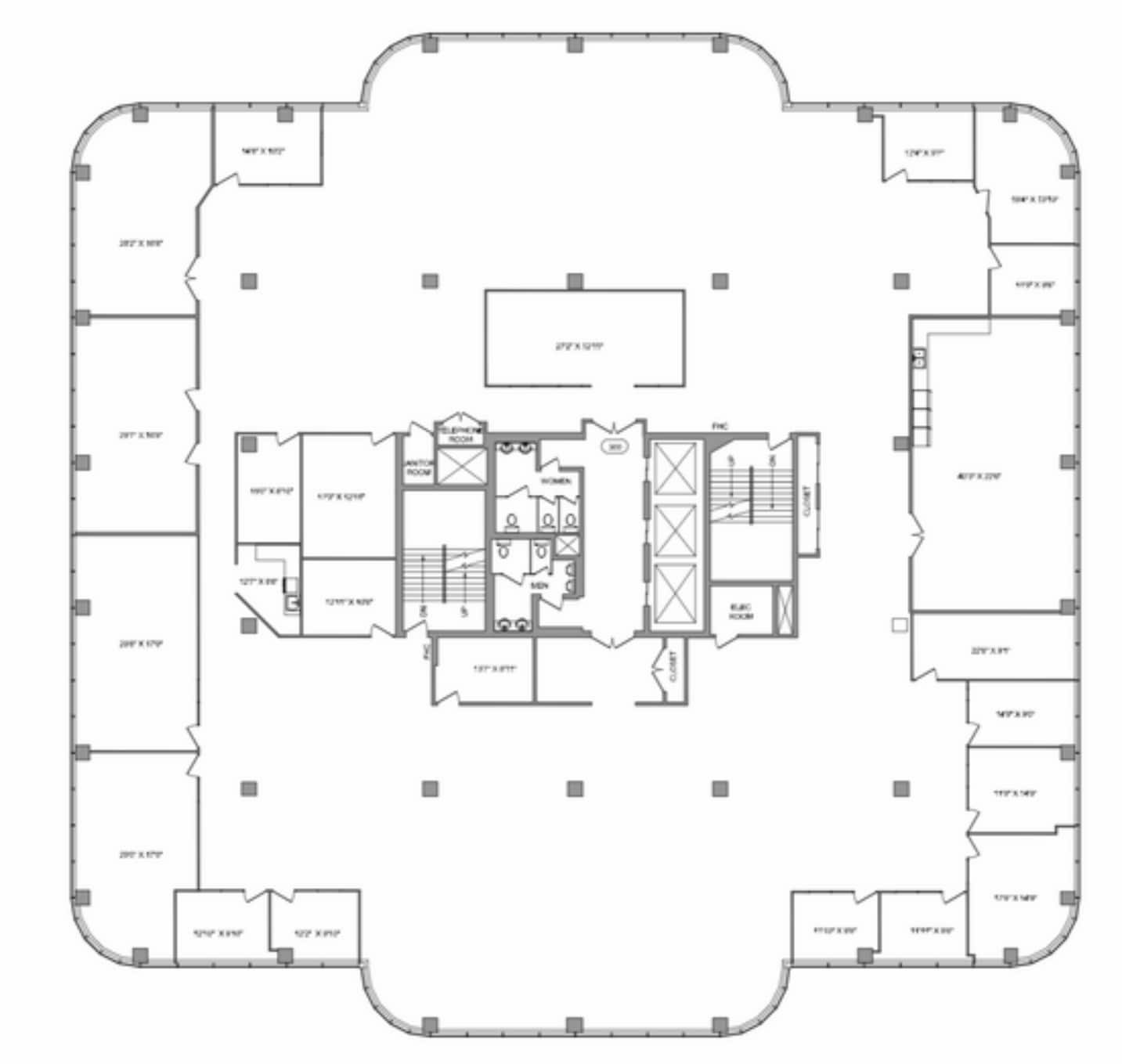 5945-5955 Airport Rd, Mississauga, ON à louer Plan d’étage- Image 1 de 1