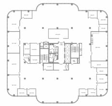 5945-5955 Airport Rd, Mississauga, ON à louer Plan d’étage- Image 1 de 1