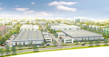 Gennevilliers, HDS - Aerial  map view