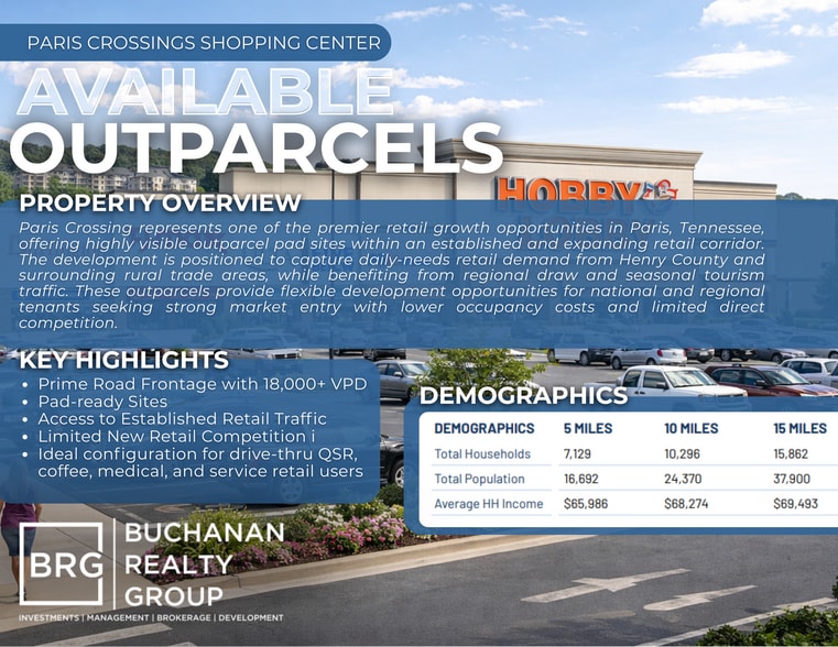 800 Mineral Wells ave, Paris, TN for lease - Building Photo - Image 3 of 6