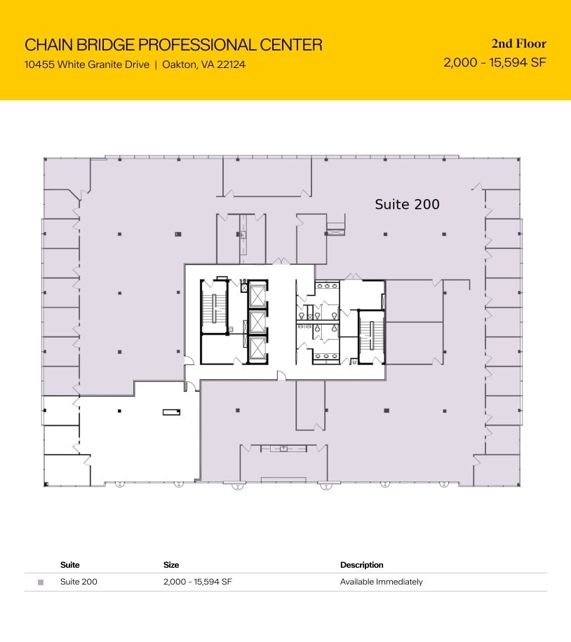 10455 White Granite Dr, Oakton, VA à louer Plan d’étage- Image 1 de 1