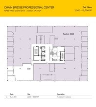 10455 White Granite Dr, Oakton, VA à louer Plan d’étage- Image 1 de 1