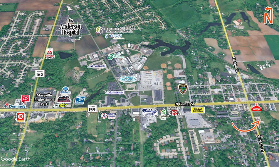 6201 W Main St, Maryville, IL à louer - Photo du bâtiment - Image 2 de 4