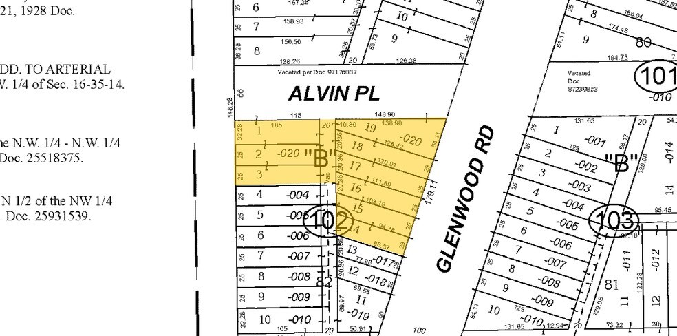 207 S Halsted, Chicago Heights, IL à louer - Plan cadastral - Image 3 de 3