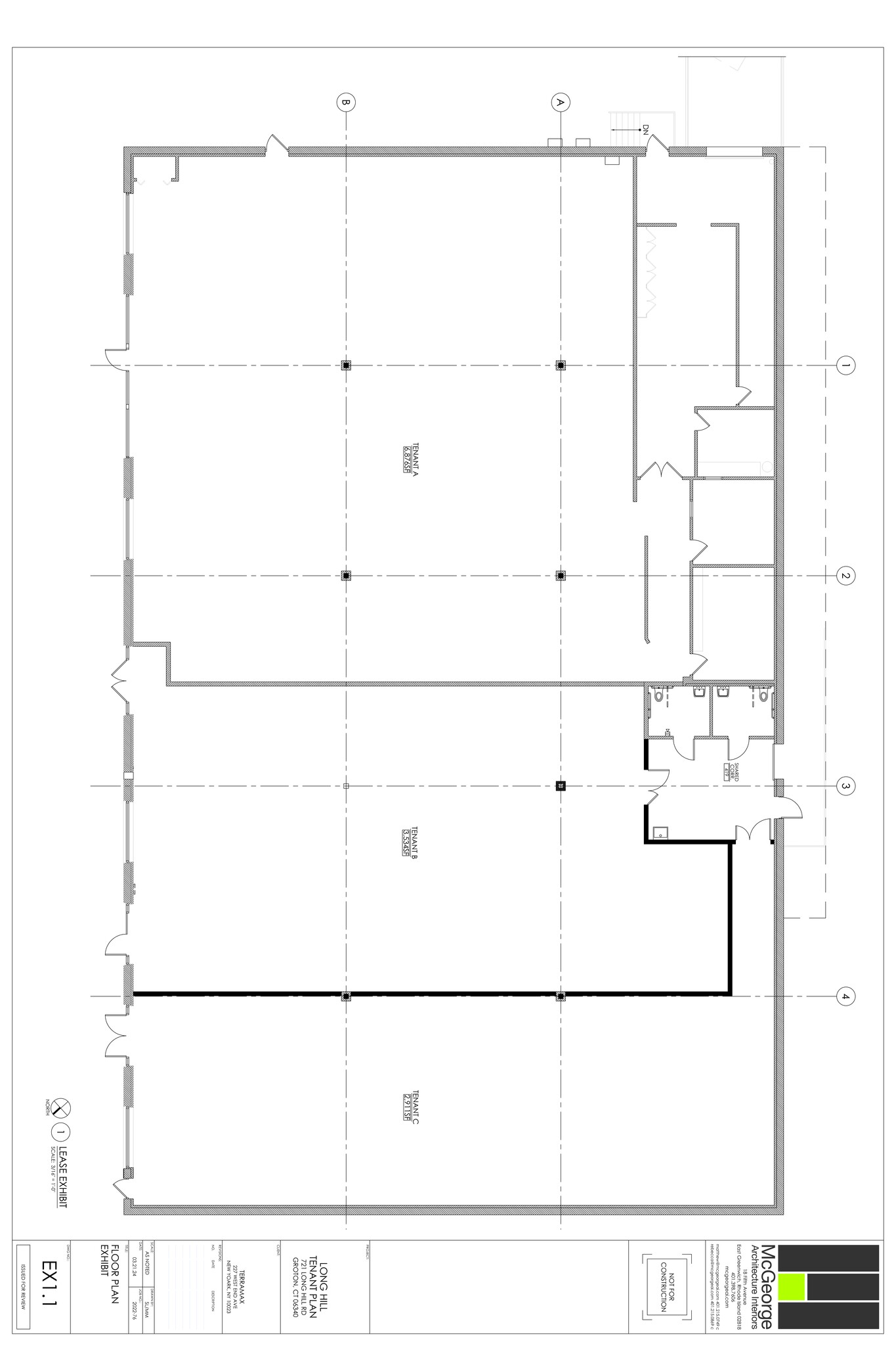 721 Long Hill Rd, Groton, CT à louer Plan de site- Image 1 de 9