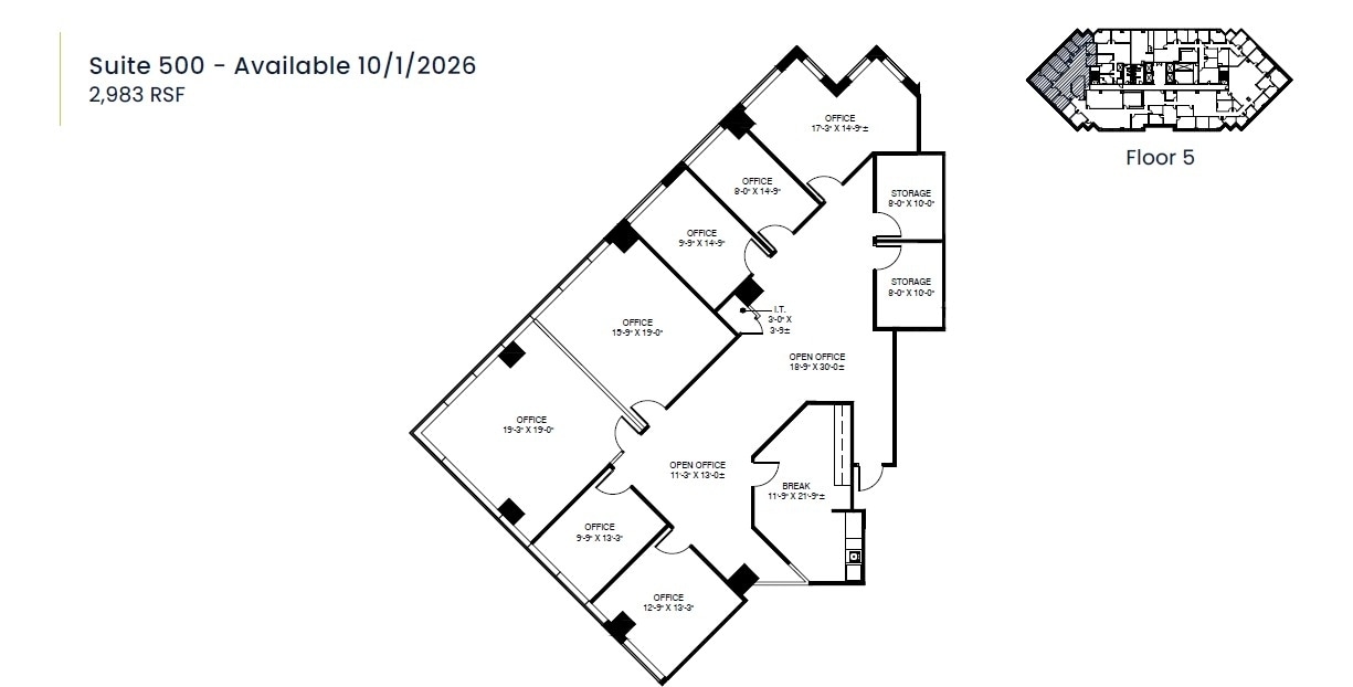 6500 West Fwy, Fort Worth, TX à louer Plan d’étage- Image 1 de 1