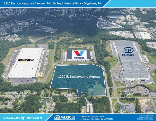 Plus de détails pour 1220 E Lackawanna Ave, Olyphant, PA - Industriel à louer