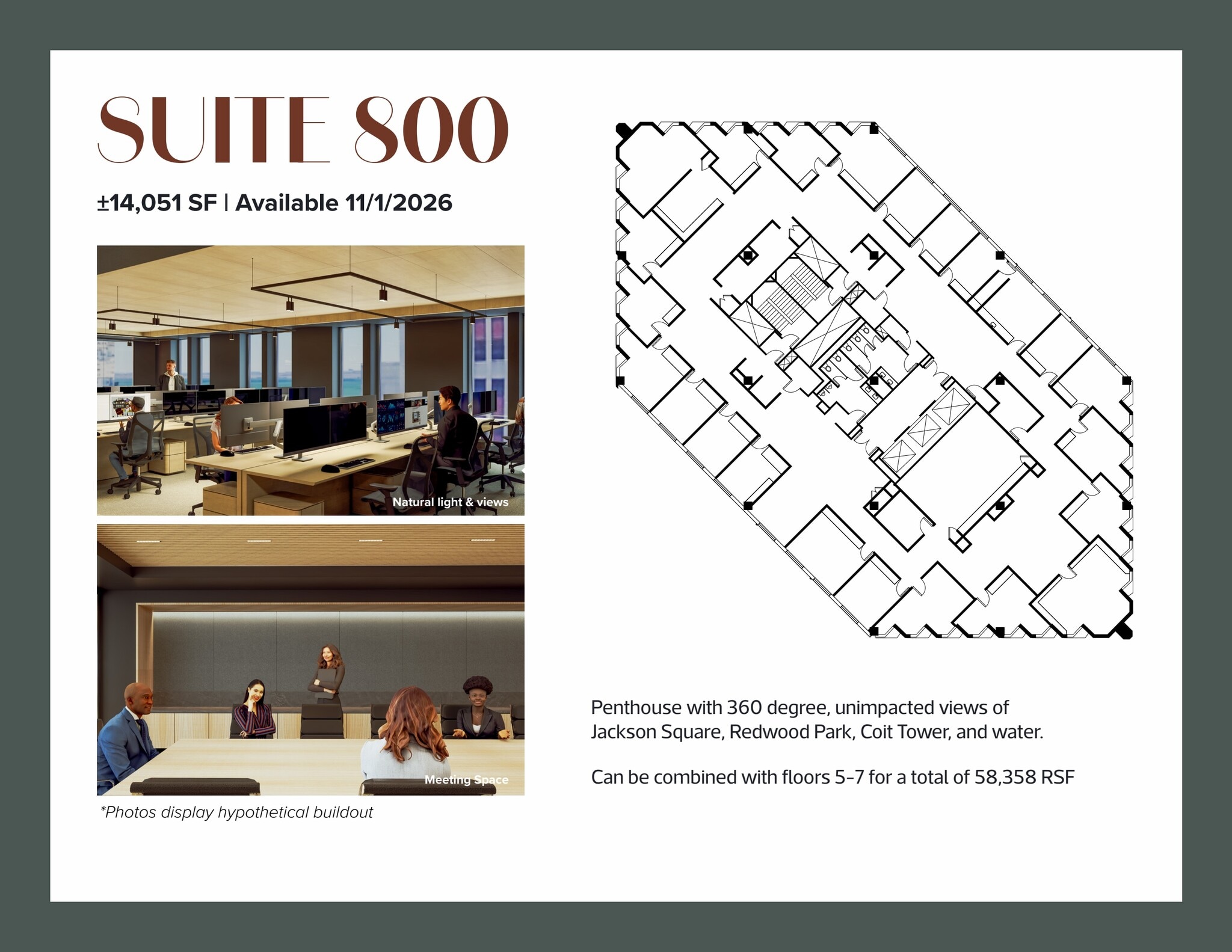 500 Washington St, San Francisco, CA for lease Floor Plan- Image 1 of 1