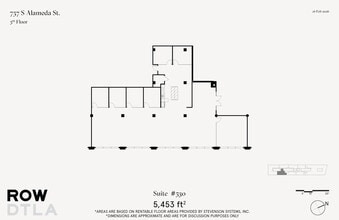 777 S Alameda St, Los Angeles, CA for lease Floor Plan- Image 1 of 2